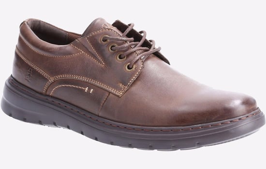 Hush Puppies Triton Leren Schoen Heren Bruin - Image 2