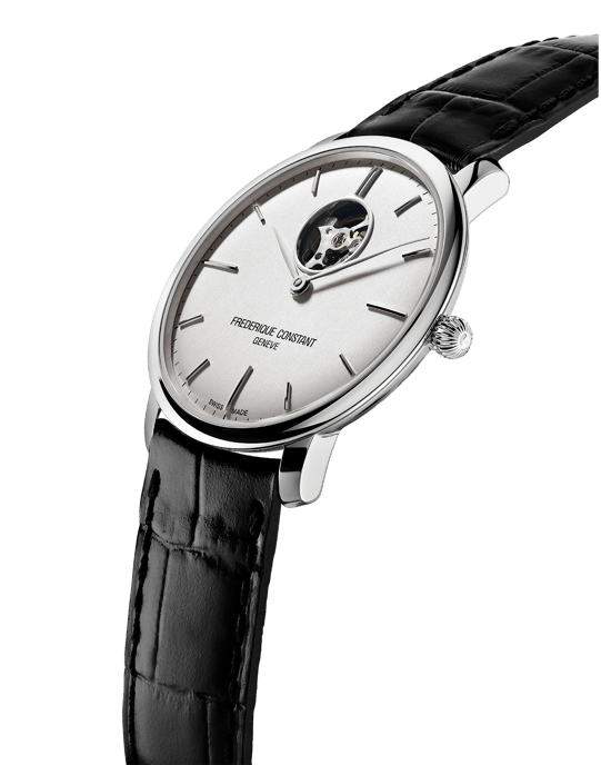 Frédérique Constant Slimline Heart Beat Heren Zwarte Horloge FC-312S4S6 - Image 2