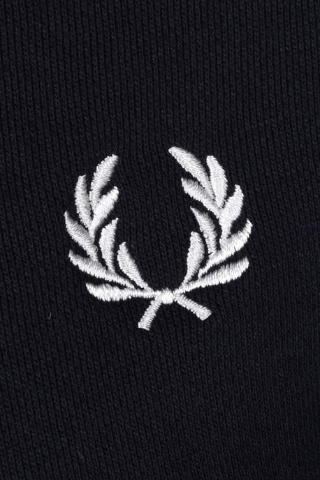 Men's Fred Perry Crew Neck Sweatshirt in Navy - Image 2