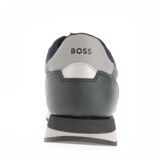 Men's Boss Kai Running Trainers in Dark Blue