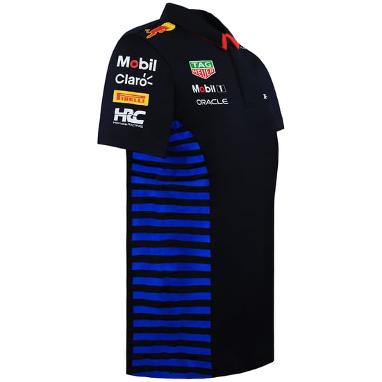 Red Bull Racing F1 Team 2024 Womens Navy Polo Shirt - Image 3