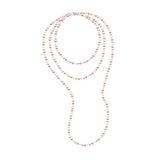 DIADEMA - Necklace - Real Freshwater Pearls Pastel Multicolour