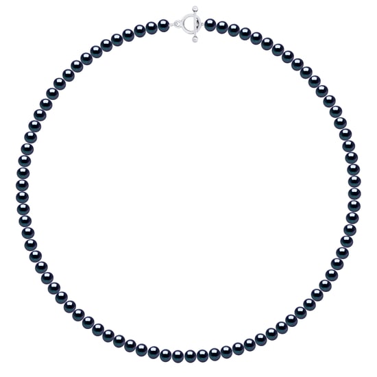 Necklace of Real Cultured Freshwater Pearls and Semi Round 6-7 mm