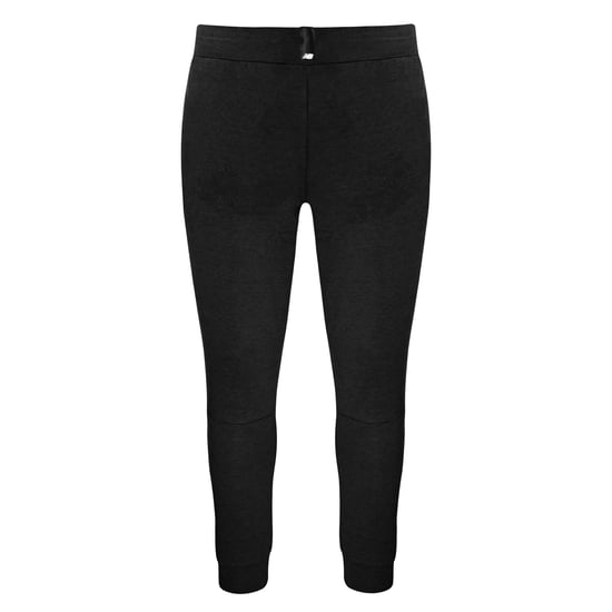 New Balance Stretch Graphic Logo Black Mens Fortitech Fleece Track Pants MP11143