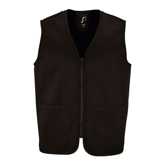 SOLS Wallace Gilet voor volwassenen (Zwart) - Image 1