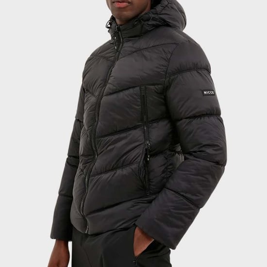 Nicce Canyon Heren Zwart Pufferjack - Image 1
