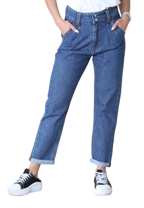 MYT Womens boyfriend jeans in blauw - Image 1