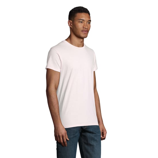 SOLS Heren Pioneer Biologisch Katoenen T-Shirt (Lichtroze) - Image 3