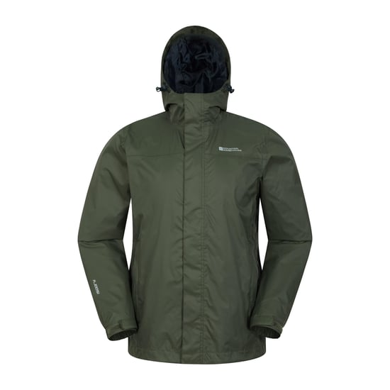 Mountain Warehouse Torrent Waterdichte Jas voor heren (Kaki Groen) - Image 1