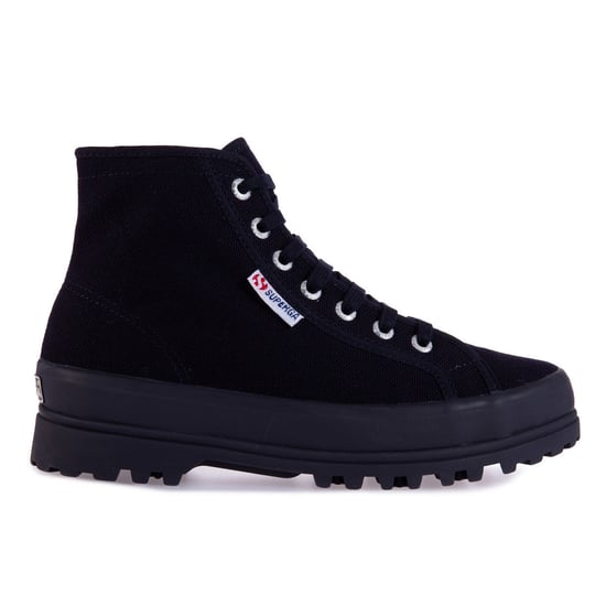 Superga Dames/Dames 2341 Cotu Alpina Hoge Tops (Blauw Antraciet) - Image 1