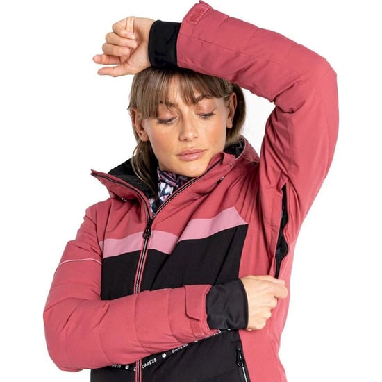 Dare 2B Womens/Ladies Conveyed Ski Jacket (Earth Rose/Black)