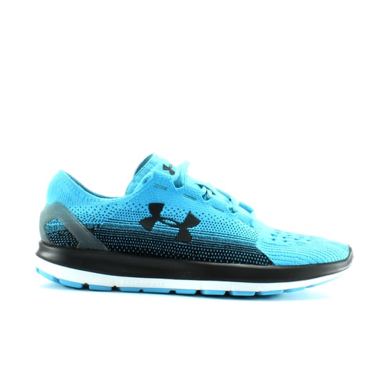 Under Armour Speedform Slingride Fade Blue Black Textile Mens Lace Up Trainers