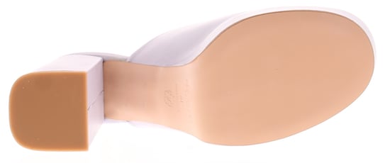 Ted Baker Dames Hakken Deltino Leren Muiltjes Peep Toe Blokhak Paars - Image 5