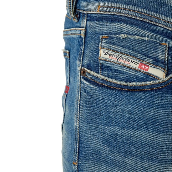 Diesel Sleenker Fadeded Blue Skinny Jeans