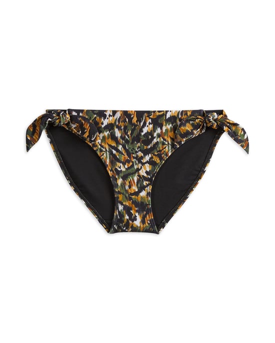 Ted Baker Flatley Wide Tie Side Bikini Pant, Khaki