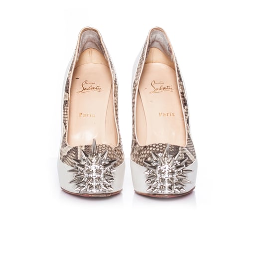 Witte plateau spikeschoenen - Image 3