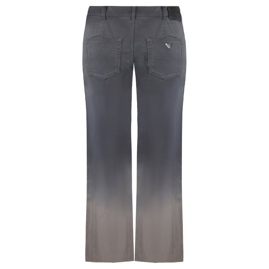 Emporio Armani J33 Regular Fit Wijde Benen Dames Jeans - Image 2