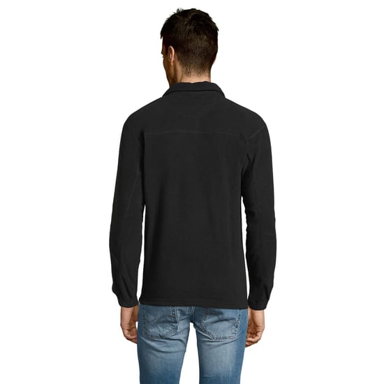SOLS Volwassen uniseks Ness Half Zip Fleece Top (Zwart) - Image 2