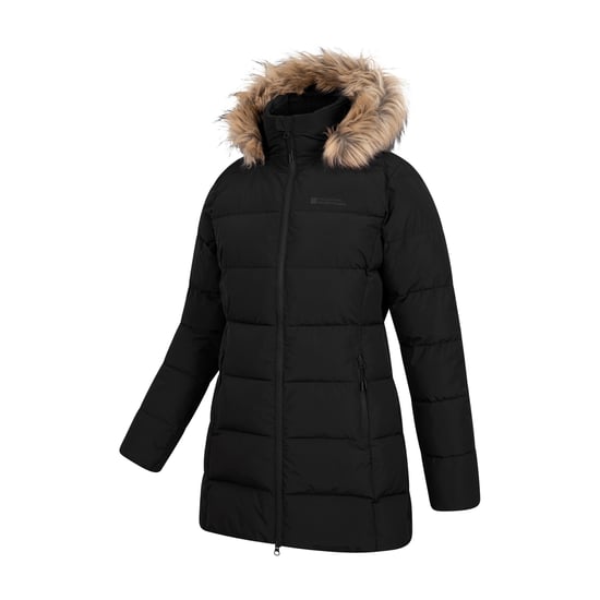 Mountain Warehouse Dames/Dames Nola Lang Gewatteerd Jasje (Zwart) - Image 3