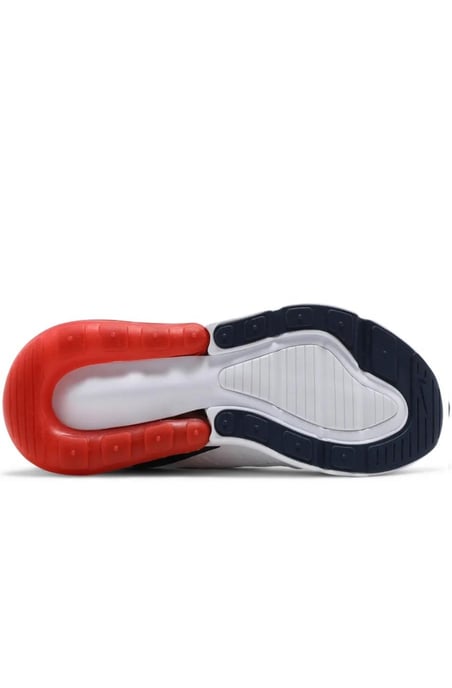 Nike Air Max 270-trainers, Wit/Chile Red-Midnight Navy - Image 2