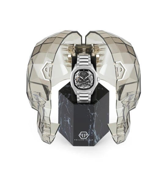 Philipp Plein $keleton $pectre Heren Horloge Zilverkleurig PWRAA0223 - Image 4