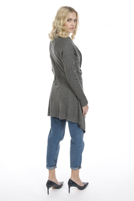 Jayley Grey Cashmere Cardigan