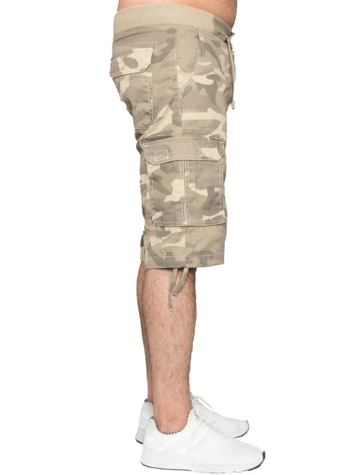 Enzo | Heren Cargo Combat Camo Korte Broek - Image 3