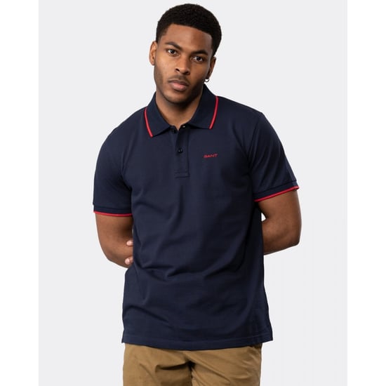 GANT Contrast Tipping Mens Short Sleeve Pique Polo