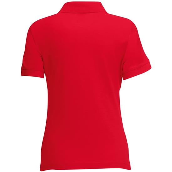 Fruit Of The Loom Vrouwen Dames-Fit 65/35 Poloshirt Korte Mouwen (Rood) - Image 2