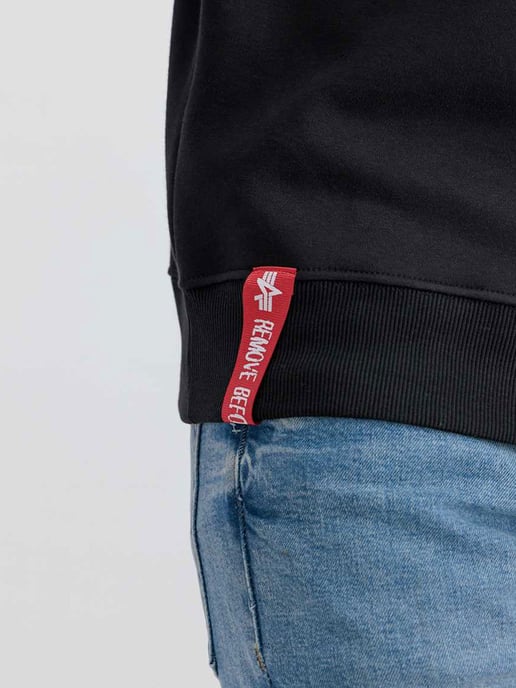 Alpha Industries Half Zip Trui SL Zwart - Image 4