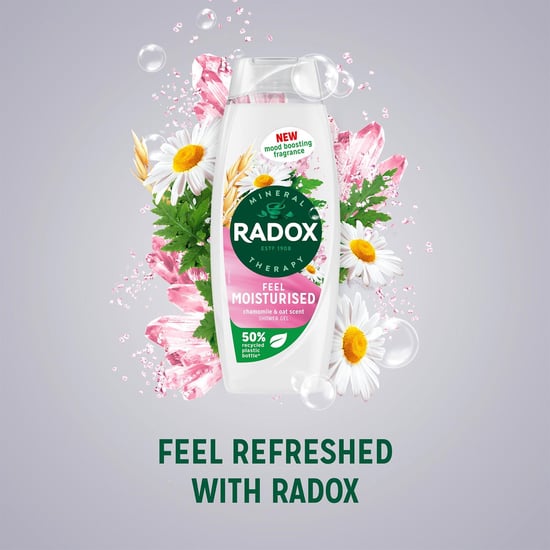 Radox Mineral Therapy Shower Gel Feel Moisturised Mood Boosting 450ml, 3 Pack