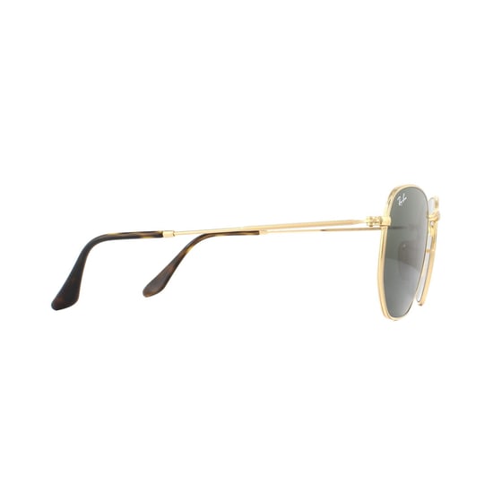 Ray-Ban Sunglasses Hexagonal 3548N 001 Gold Green