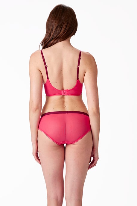 Delicate Lace Non Wired Bra - Watermelon