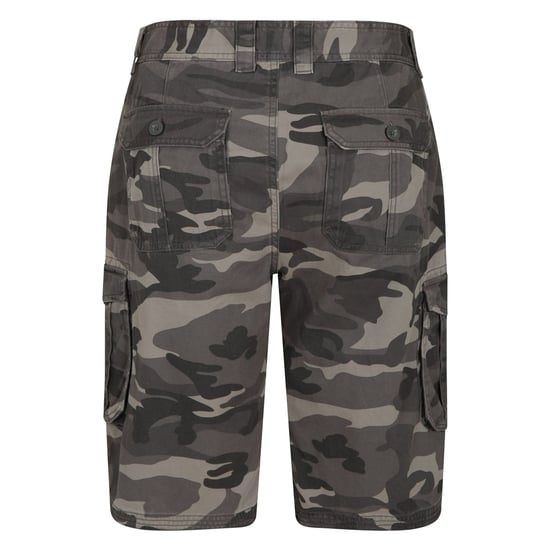 Mountain Warehouse Heren Camo Cargo Shorts (Zwart) - Image 2