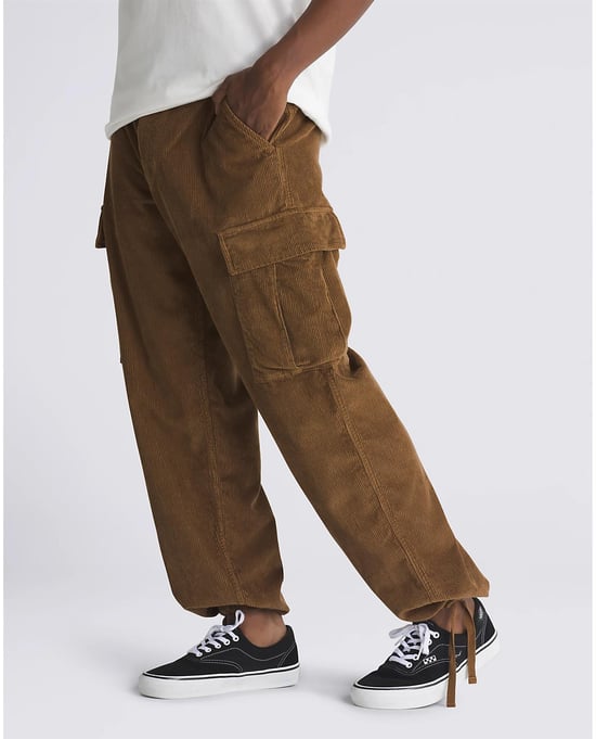 VANS Service Cargo Cord Loose Tapered Pants voor heren in Coffee Liqueur - Image 5