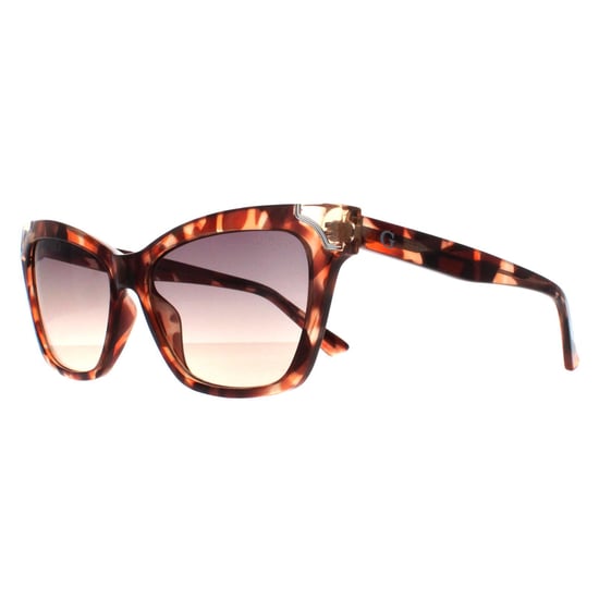 Guess Rectangle Womens Havana Smoke Gradient GU7840