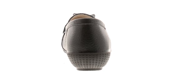 Love Leather Womens Shoes Flat Nautical Leather Slip On black
