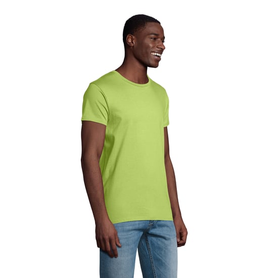 SOLS Heren Pioneer Biologisch Katoenen T-Shirt (Appelgroen) - Image 3