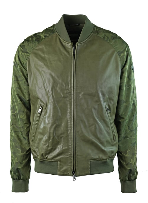 Emporio Armani W1B54P W1P58 010 Leather Jacket