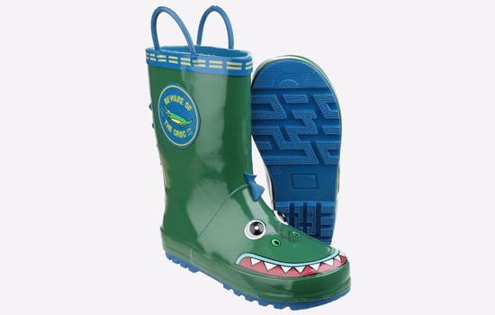 Cotswold Puddle Rubber Krokodil Wellington Laarzen - Image 4