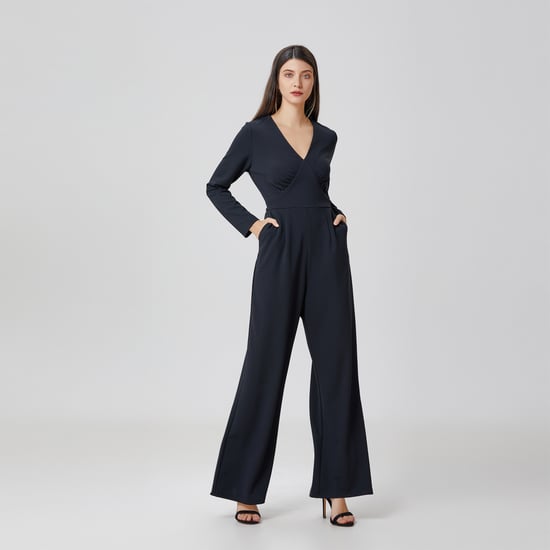 Jumpsuit met V-decolleté - Image 1