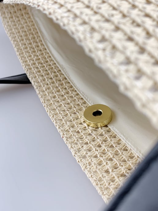 Straw Style Tote Bag