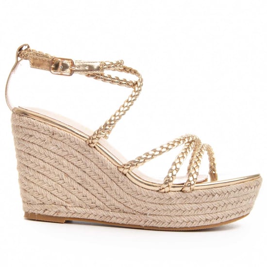 Montevita Wedge Sparto Sandal Wesparto6 In Gold