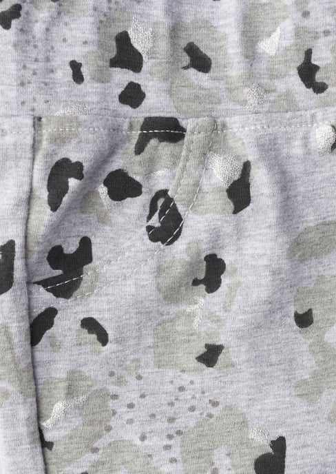 Luna Leopard Print Legging With Foil