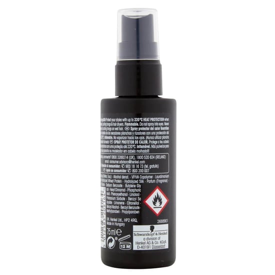 Schwarzkopf got2b Guardian Angel Heat Protection Spray Mini, 6x75ml