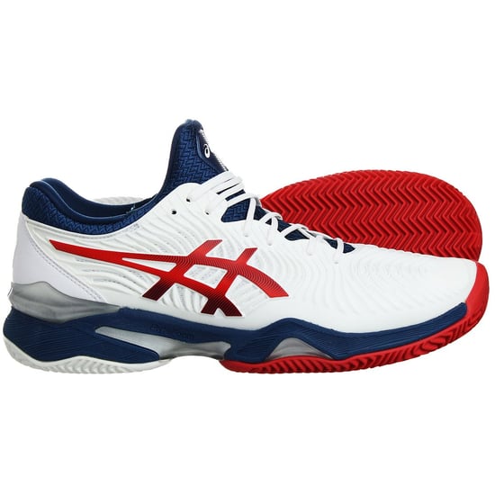 Asics Court FF 2 Clay Tennis Heren Witte Sneakers - Image 4