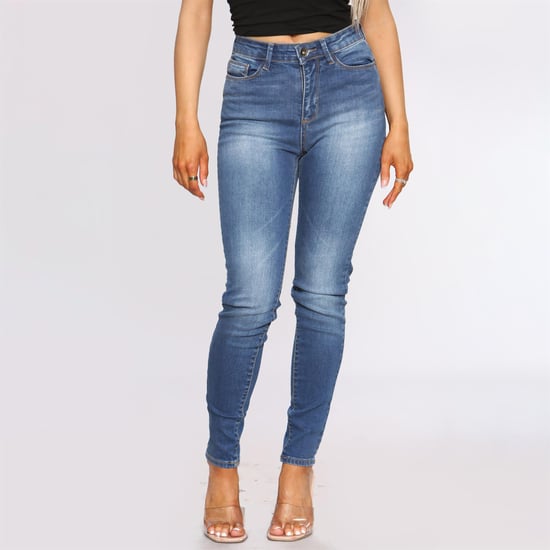 Dames Skinny Slim Fit Denim Jeans| Enzo Designer Womenswear - Image 2