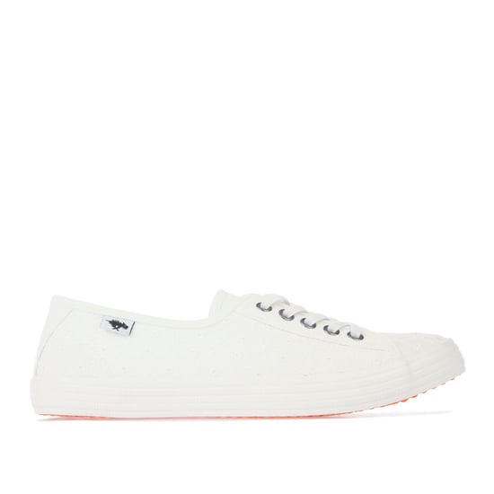 Rocket Dog Chow Chow Elsie sneaker met veteroogjes voor dames, wit - Image 1