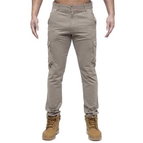 Enzo | Heren Cargo Broek - Beige - Image 2