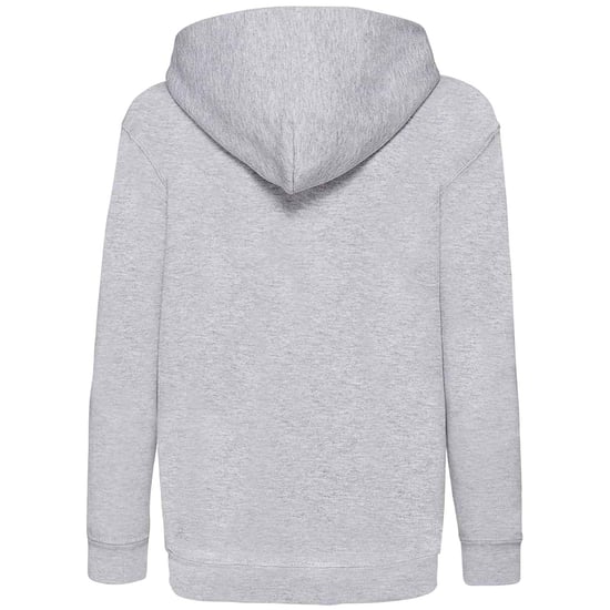 Fruit Of The Loom Kids Unisex Classic 80/20 Hoodie (Heide Grijs) - Image 2